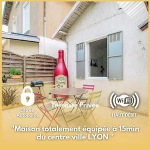  Appartement Maison Cosy Avec Terrasse A 15 Minutes De Lyon Et Wifi France
